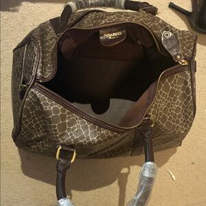 Nina Ricci Giraffe Print Boston Bag👝